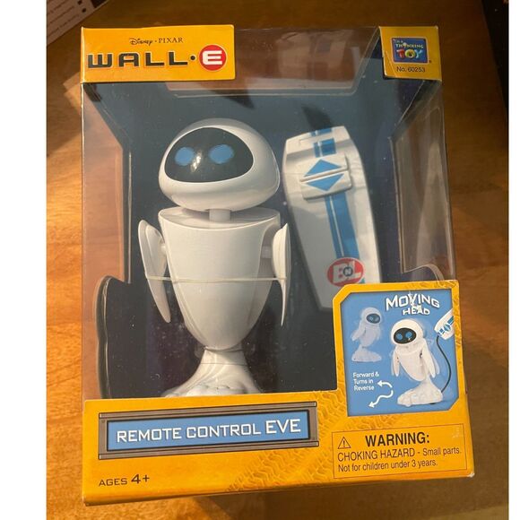 Disney Pixar Wall-E Remote Control RC Eve Robot by Thinkway ~Excellent Boxed - Picture 1 of 9